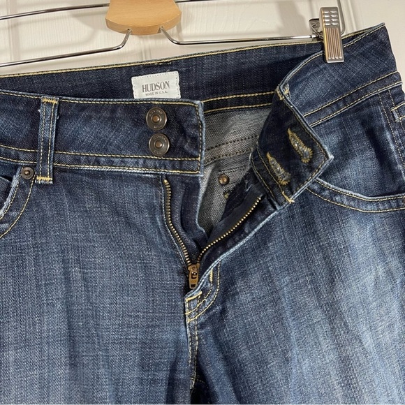 HUDSON Signature Bootcut Jeans STYLE # W170DHA Flap Pocket - WOMENS SIZE 30 - Picture 4 of 8
